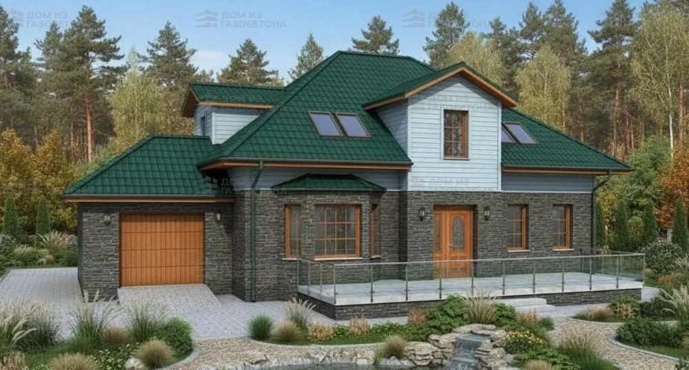 Проект Двухэтажный дом 14 на 4, 311 м2