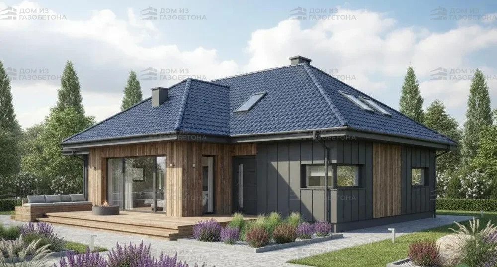 Проект Двухэтажный дом 18 на 16, 186 м2