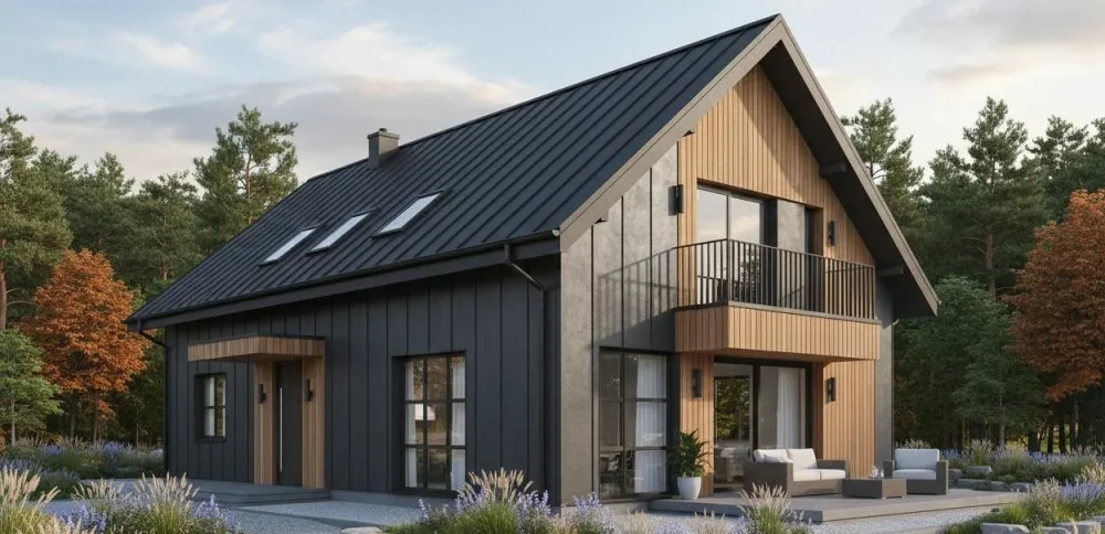 Проект Двухэтажный дом 9 на 19, 198 м2