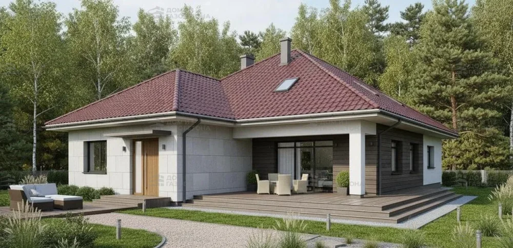 Проект Двухэтажный дом 13 на 15, 197 м2